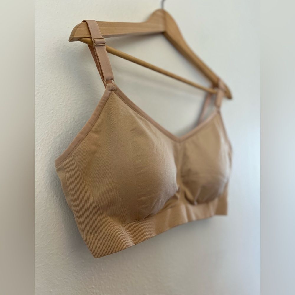 Knix Good To Go Seamless Bra in Warm Sand NWT